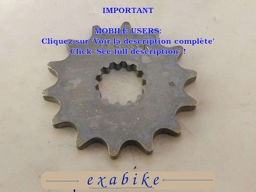 Pignon sortie boite pour - de,