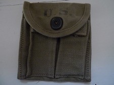 WW2 US ARMY GI PORTE CHARGEURS USM1 1942 MATERIEL ORIGINAL