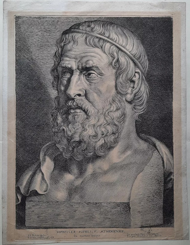 Buste sophocles par paul - buste,