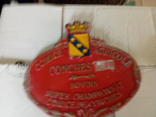 Plaque concours animaux - plaque, de