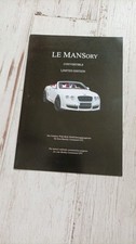 Catalogue / Brochure BENTLEY