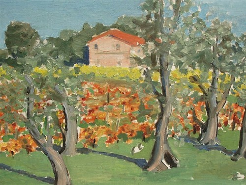 Grande peinture l huile - à, l'huile