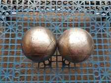 Ancienne boule OBUT ATS ancien joueur pétanque collection doublette triplette 