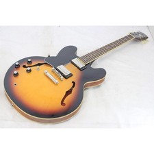 [EPIPHONE] ES-335/LH corps en érable gaucher d'occasion Sunburst avec étui so...
