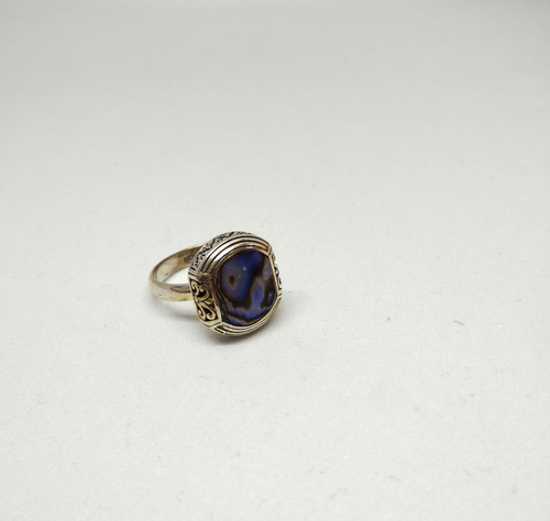 Aden bague ethnique nacre - bague,