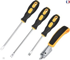 4 Pièces Arrache Agrafeuse Tapissier, Arrache-clous, Décapant d'agrafes de R