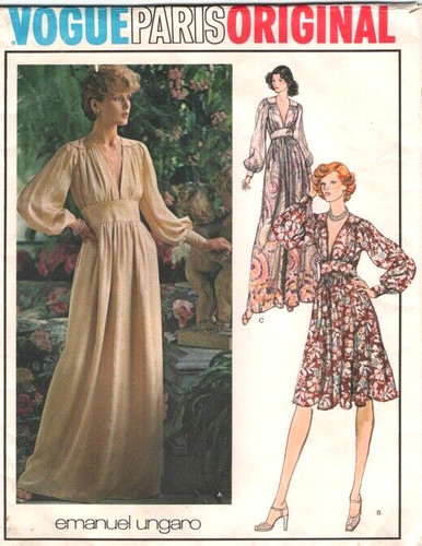 1974 vintage vogue - vogue, couture