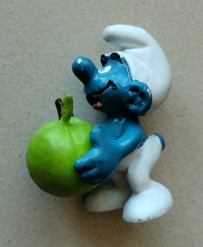 Figurine schtroumpf pomme - schtroumpf,