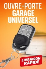 Télécommande Universelle de Garage – 4 Boutons • 433 MHz • Code Fixe & Code Tour