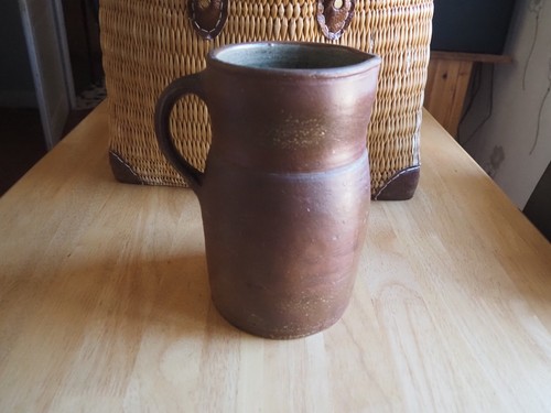 Ancien pichet litres terre - pichet,