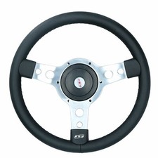 Volant en cuir de voiture