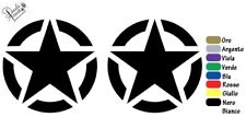 2 Adhésifs Étoile Militaire