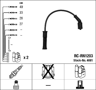 Ngk 4081 ignition - ngk,