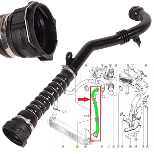Durite turbo conduite air - de,