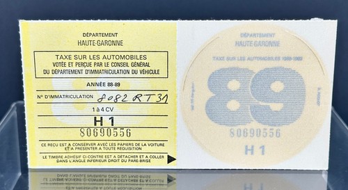 Vignette fiscale 1 à - fiscale,