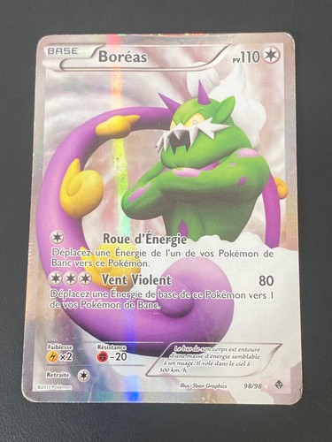 Carte pokemon boréas - carte,