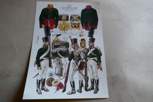 Plaquette sur carton - sur, costume