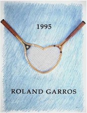 Roland Garros Affiche Officielle 1995 par Donald Lipski