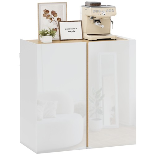 Homcom buffet 80x40x80cm - homcom, blanc