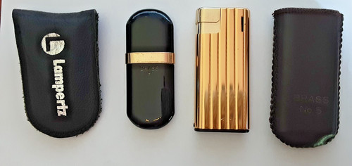 Lot anciens briquets - 2, brass