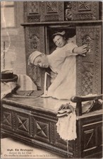 *61366 cpa En Bretagne - Autour du Lit Clos