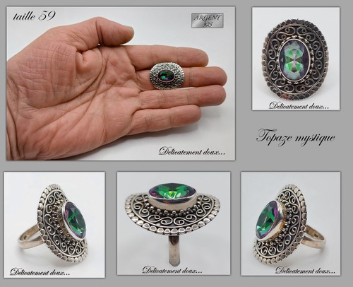 Très belle bague argent - en,