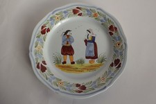 Assiette faïence HB Henriot