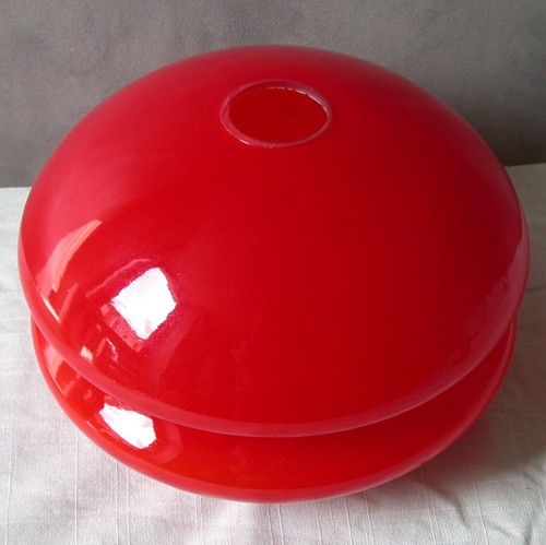 Globe pendant lamp red - pendant,