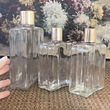 CARON 3 Flacons de Parfum Ancien 1 grand format et 2 identiques H 17 et 14 cm