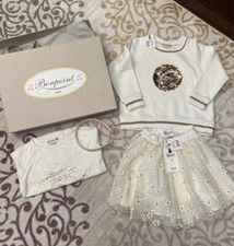 New Bonpoint holiday set skirt