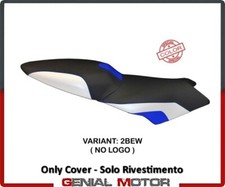 Housse de selle Lariano Color Bleu-Blanche(BEW)T.I.BMW K 1300 S 2012>2016