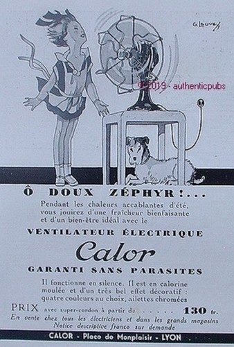 Publicite calor ventilateur - publicite,