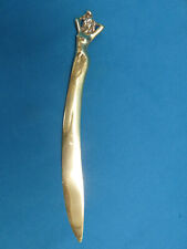 GRAND COUPE PAPIER EN BRONZE FEMME ART NOUVEAU 