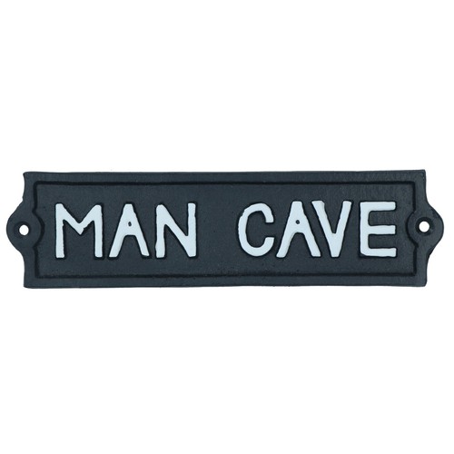 Plaque panneau fonte man - plaque, en