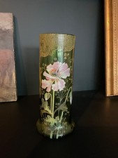 Vase LEGRAS . verre émaillé
