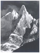 Tairraz, Aiguille du Dru  Tirage argentique  23,5x18  Circa 1950     T