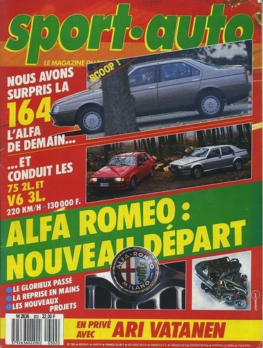 Sport auto 302 1987 alfa - sport,