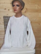 superbe pull  tricoté main BOUTON D'OR mohair laine mélangé taille 40 / 42 com 9