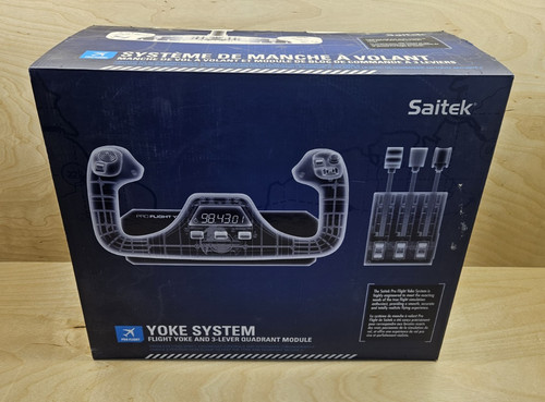 Saitek yoke system flight - saitek,