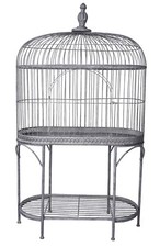 Volière à Oiseaux Cage pour Fer Maison D'Oiseau Antique Jardin Déco 173cm
