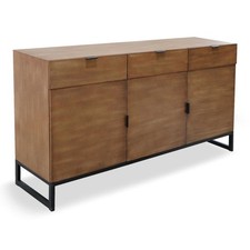 Buffet 3 Portes & 3 Tiroirs "Bolta" 150cm Chêne Clair