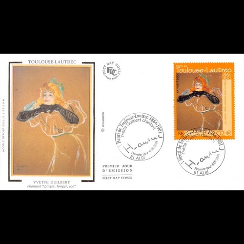 Fdc soie tableau henri - fdc,