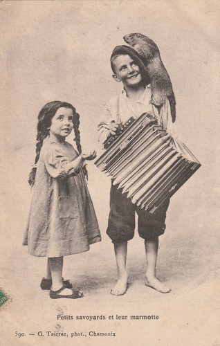 Cpa petits savoyards - petits, et