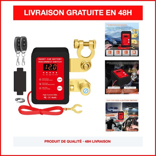 Coupe circuit batterie 12v - coupe-circuit,