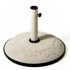 PIED DE PARASOL BASE DE LESTAGE DE PARASOL BLANCO  50 CM DALLE 25 KG MICHIGAN