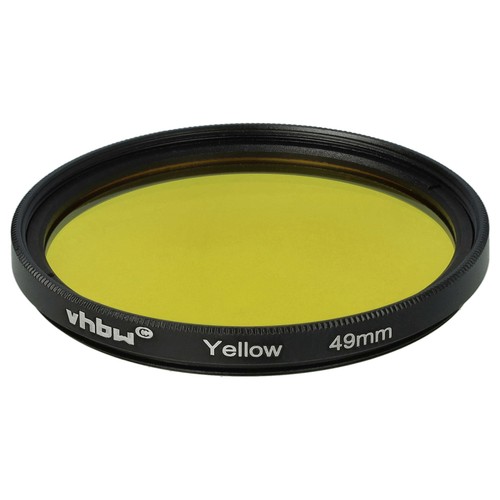Filtre couleur jaune objectif