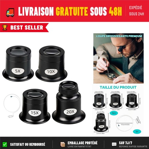 Kit loupes horloger 5x - kit, 4