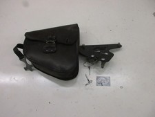 Sac latéral sac à bagages L95. Harley Davidson avec plateau en cuir sac