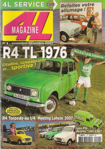 Magazine renault 4 tl - magazine,