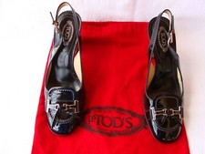 Magnifique  taille 36 chaussures Tod's black shoes genuine leather taille 36Fr